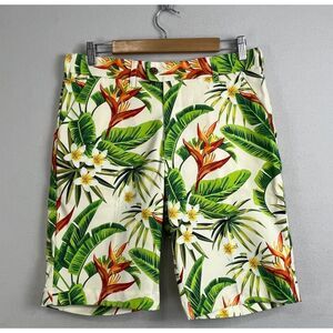 Loudmouth Tropical Floral Men's Shorts - Green, Red, Yellow